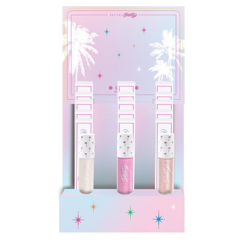 10 K Shine Lip Gloss Display Tablet